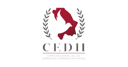 Logo de CEDH Chihuahua, aliado de Programa Compañeros A.C.