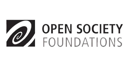 Logo de Open Society Foundations, aliado de Programa Compañeros A.C.